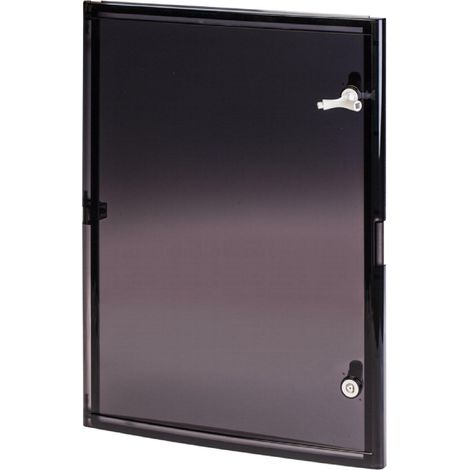 Scame porta con finestra fume mis.4 per armadi quadri di distribuzione compatibili 655.0042