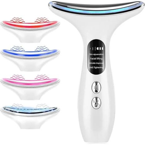 Sculpt Visage Pro,Appareil Anti Rides Visage,Appareil Massage Visage,4 en1masseur visage,massage visage anti age de40-45°C et3Modes (1/5)