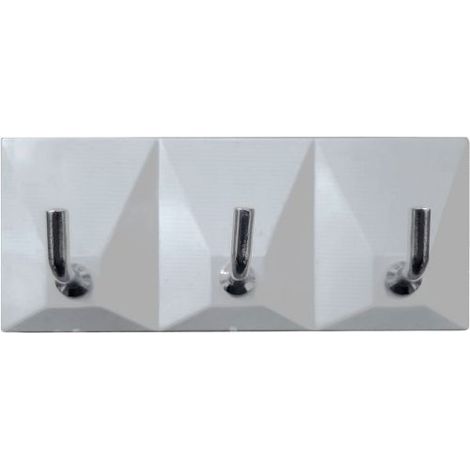 GANCIO ADESIVO PLASTICA 3 POSTI