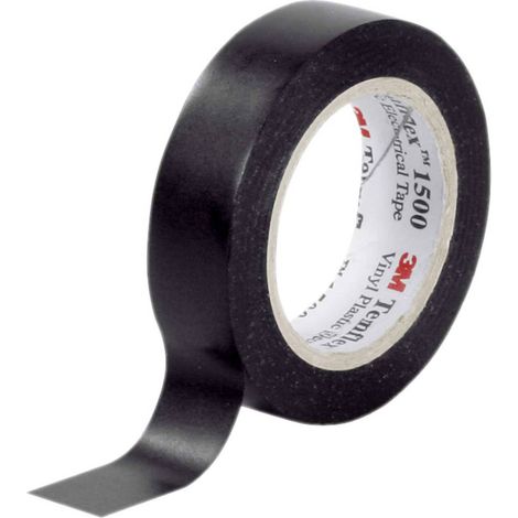 Nastro Isolante Tempflex 1500 Nero - Nero 15Mmx10M 3M (A 10) (1/3)