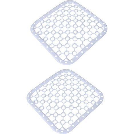 Tapis d'évier de cuisine, tapis carré en plastique, tapis de protection d'évier pratique pour évier de cuisine, design moderne (1/5)