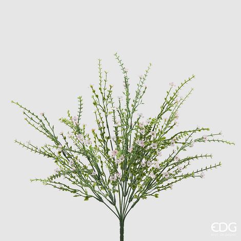 EDG Enzo De Gasperi Ginestra Cespuglio Pianta Artificiale H 55 Cm Rosa