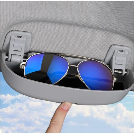 Boîtier à lunettes SXCY adapté Hyundai Tucson / Santa Cruz 2022-2025 2026, rangement de remplacement pour poignée intérieure, accessoire voiture pour étui à lunettes solaires, couleur gris