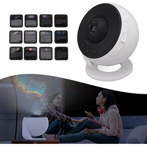 Lampe projecteur LED haute définition à mise au point, lampe projecteur ciel étoilé, lampe nuit étoilée, cadeau original pour créer une ambiance lumineuse dans la chambre. (1/5)