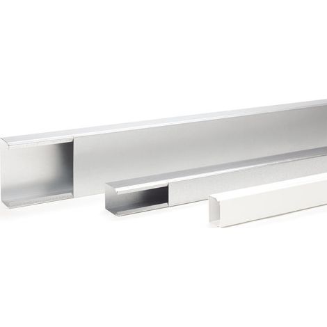 MOLDURA HACHA 2M BLANCO 50X20MM CON TABIQUE - OBO BETTERMANN - 6131614 (1/3)