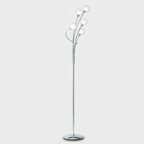 Stehlampe Blog mit 5 Flammen aus Glas und Metall (1/2)