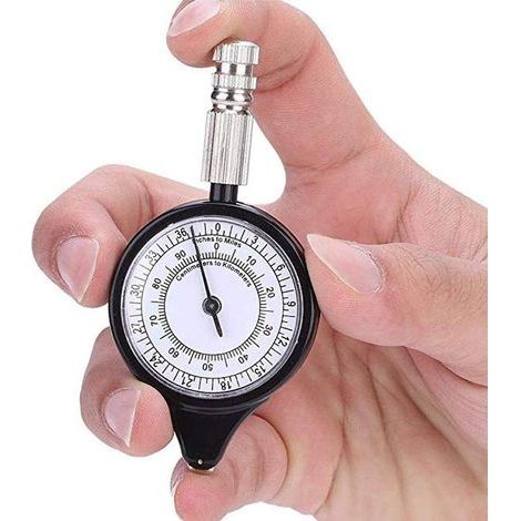 2 Stück Multifunktionskompass mit Kurvenmesser, Entfernungsmesser, Opisometer, Kurvenmesser und Distanzrechner für Wandern, Camping und Outdoor-Survival (1/4)