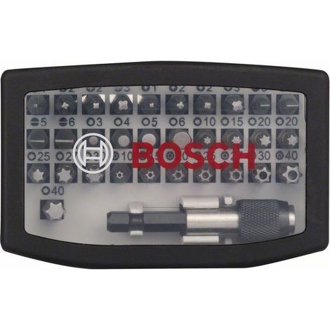 BOSCH Juego de puntas de destornillador de 32 piezas 2607017564