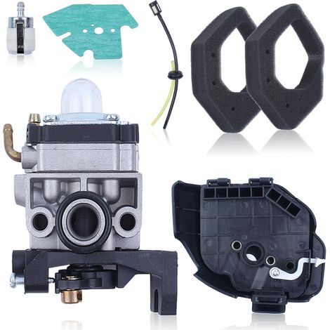 Kit de carburateur pour Honda GX25 GX35 GX50 UMS425E UMK425E FG110 débroussailleuse tondeuse Remplacer 16100-Z0Z-815 avec filtre à air, joint, boîtier de couvercle, filtre, tuyau d'huile (1/5)