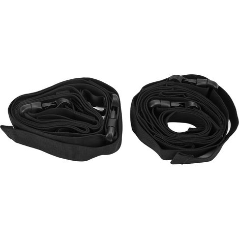 2 Pièces Sangles de Support de Canne à Pêche Nylon Réglables 55‑79 Pouces, Porte‑Canne pour Voiture (1/5)