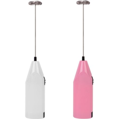 Mousseur À Lait - Fouet Électrique Portable À Piles AA - Pour Café Cappuccino Latte Matcha - Lot De 2 (1/5)