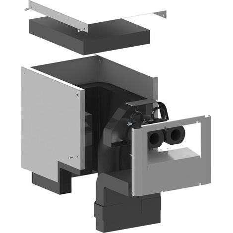 BOSCH AHBA 1 Abdeckhaube Bodenanschluss für AW OR für Luft-Wärmepumpen (1/2)