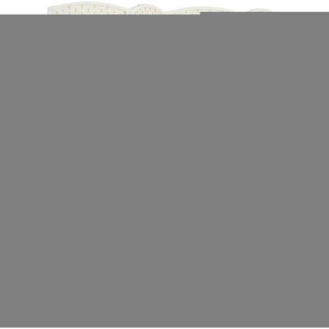 Paravent intérieur en bois 4 panneaux séparateur de pièce pliable pour salon chambre 180 x 180 cm blanc-Blanc (1/5)