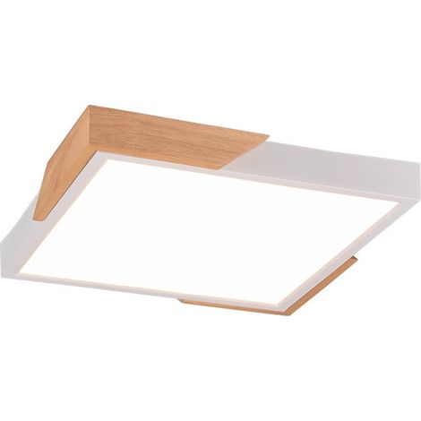 Plafoniera LED, bianco opaco, L31 cm, Meta (1/5)