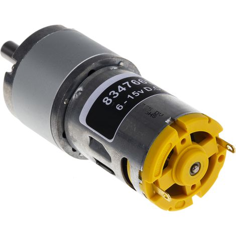Motoréducteur CC RS PRO, 12 V, 41,3 W, 366 tr/min, dia. de l'arbre 6mm ( Prix pour 1 ) (1/2)