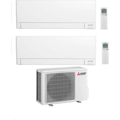 Climatiseur Mitsubishi Dual Split Linea Plus MSZ-AY VGK 9+9 avec MXZ-2F33VF Inverter R-32 Wi-Fi Classe A++