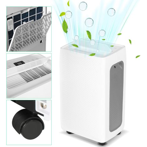 SWANEW Deumidificatore d'aria diurno con serbatoio estraibile, 26 litri per, per ambienti fino a 30 m² controllo elettronico del livello di umidità (1/5)