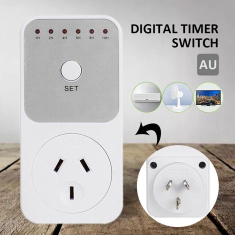 240V Digital-Timer mit automatischer Einschaltfunktion und Countdown-Timer (AU-Stecker).