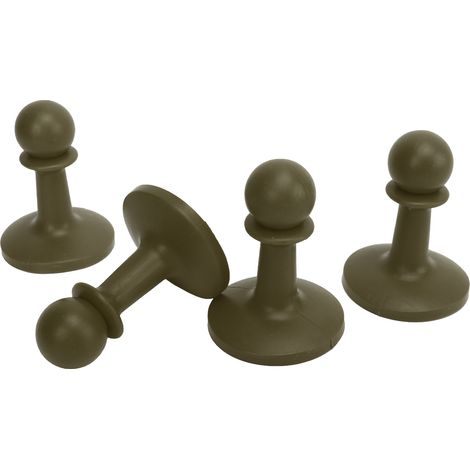 4 Pièces Paratonnerre pour Tente, Protection Foudre pour Auvent et Abri, Accessoire Anti-Tonnerre Camping Randonnée, Équipement Extérieur Vert (1/5)