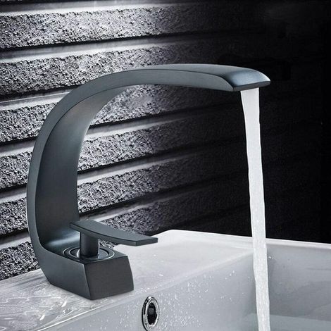 Black Faucet, Basin Faucet, Sink Faucet, Sink Faucet, Mixer Tap, Waterfall Bathroom Faucet, Mixer Tap