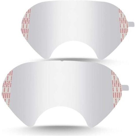Cache-objectif détachable compatible avec les masques 3M 6885, 6000, 6800, 6900, paquet de 30, cache-objectif en plastique pour les masques de protection respiratoire (1/4)