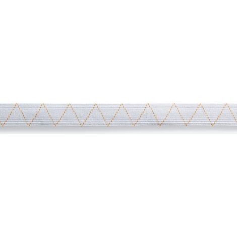 PRYM - 1mt - NASTRO ELASTICO LAVABILE COLORE BIANCO 18MM (1/4)