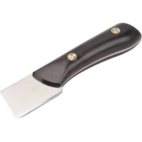 Couteau à cuir, couteau à aiguiser, couteau à manche en bois pour la découpe du cuir à faire soi-même (1/5)