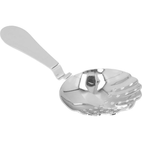 Passoire à cocktail antirouille, filtration efficace, en acier inoxydable, accessoire de bar pour la maison, les mini-bars, les clubs et les restaurants (argenté). (1/5)