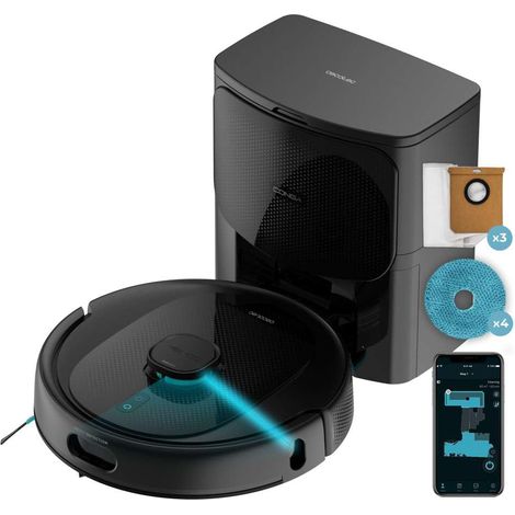 Robot Aspirapolvere Conga 9990 AI Spin Revolution Supreme Home, 10.000 Pa, Navigazione Laser, Base Autosvuotante (1/5)