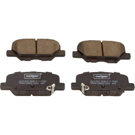 PLAQUETTES DE FREIN MAXGEAR ARRIÈRE PEUGEOT 4008 12-/ASX/OUTLANDER 12-/MAZDA 6 12-