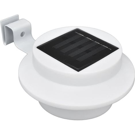 Wasserdichte LED-Dachrinnenleuchten mit Dämmerungssensor für den Außenbereich, geeignet für Zaun, Terrasse, Garten und Hof.