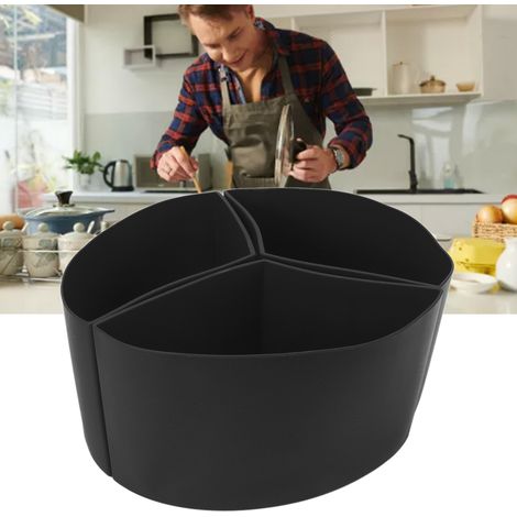 Trennelement für Crockpot 6QT Schongarer, 3-in-1 Schongarer mit Silikon-Innentopf, schwarz. (1/5)