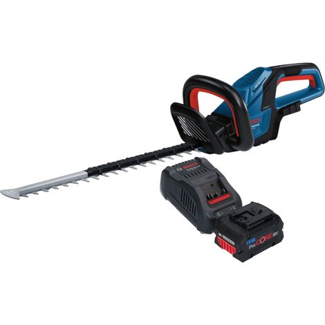 Bosch GHE 18V-50 Tagliasiepi professionale a batteria 18 V 50 cm brushless + 1x batteria ProCORE 5,5 Ah + caricabatterie