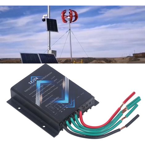 Contrôleur de générateur d'éolienne 400 W 12/24 V (1/5)