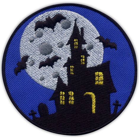 Patchion Casa Embrujada - Para coser - Parche/Insignia/Emblema Bordado
