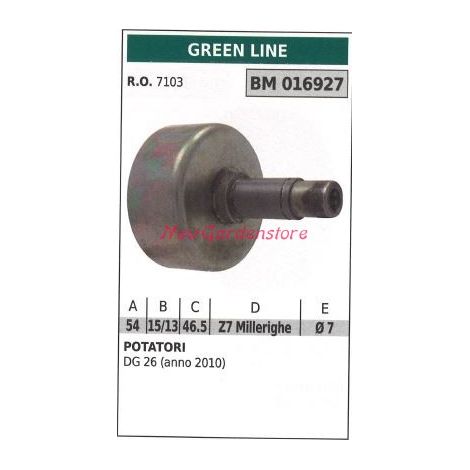 Campana frizione GREEN LINE potatore DG 26 anno 2010 016927