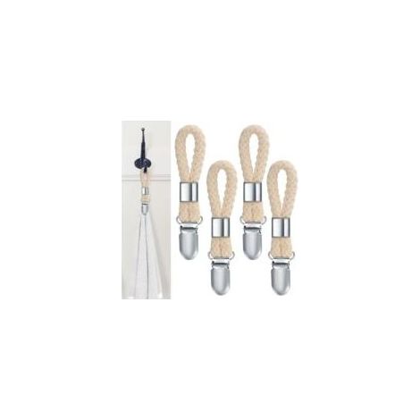 Pince à serviette, accroche torchon, crochet torchon, porte-serviette salle de bain, clips porte-torchon, placards, serviettes suspendues Crezuo (1/4)