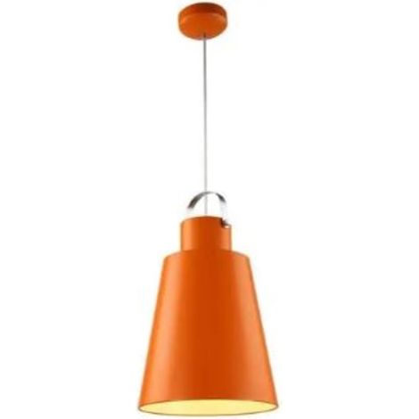 Suspension LED design cloche orange 5W (Eq. 40W)