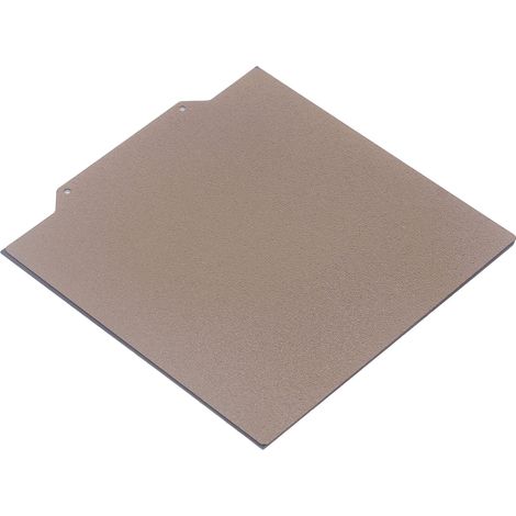 Plateau de construction pour imprimante 3D 165 x 165 mm, flexible, double face, en acier à ressort en poudre PEI avec base magnétique (1/5)