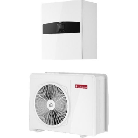 Ariston Group – Pompe à chaleur air/eau NIMBUS PLUS 80 S NET 8 kW – Rendement jusqu'à 195% – Silencieuse 30 dB – Connectivité Ariston Net – 3301888