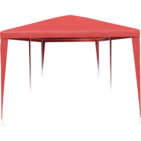 Maison Exclusive - Partyzelt Rot 600 x 300 x 255 cm PE und Stahl (1/5)