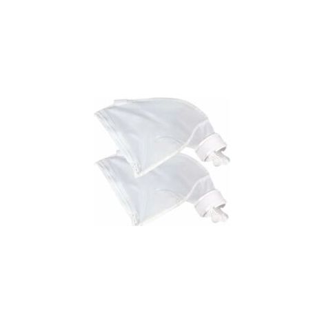 Sacchetti in nylon per la pulizia della piscina, sacchetto di ricambio con cerniera per Polaris 280 o 480, sacchetti a rete multiuso (2 pezzi) - Crezuo