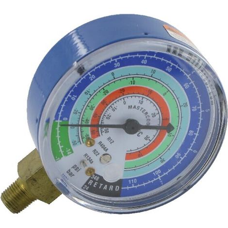 Man贸metro baja presi贸n azul UNIVERSAL KL090264