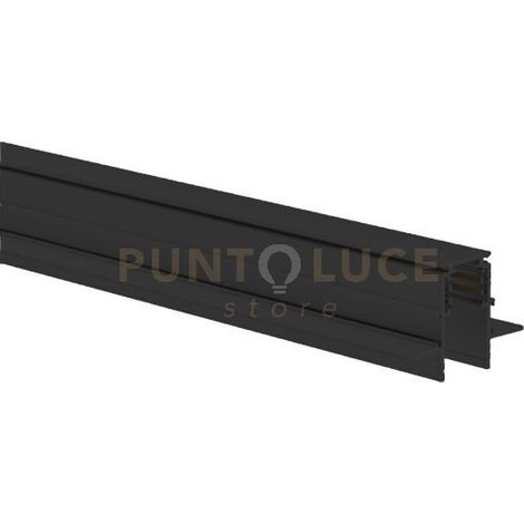 GBIN21- SISTEMA BINARIO MODULARE ELETTRICO-MECCANICO 48V SEZIONABILE AD INCASSO MT2 PIU 2 TAPPI E COVER NERO