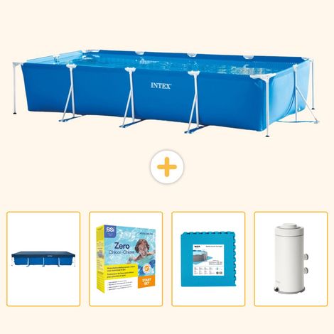 Intex Piscine Tubulaire Rectangulaire - 450x220x84 cm - 5-pièces S102 (1/5)