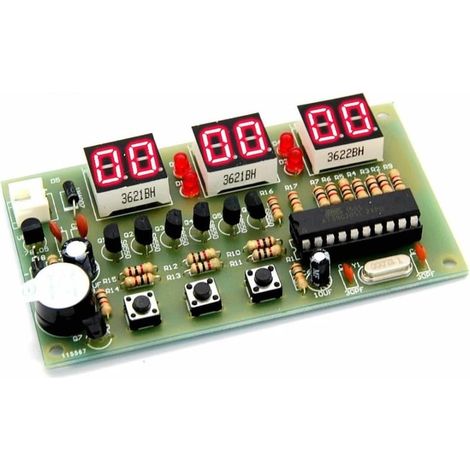 Kit d'horloge numérique 12V pour réveil, chronomètre et compte à (1/5)