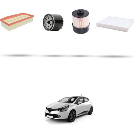 Kit tagliando 4 filtri compatibile con Renault Clio IV 1.5 DCI 81kw Dal 2016 (1/5)