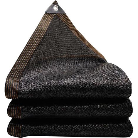 Voile d'ombrage 1 x 2 m, Filet d'ombrage, bâche en Maille pour Jardin, avec œillets, pour pergola, pelouse, Piscine (1/5)