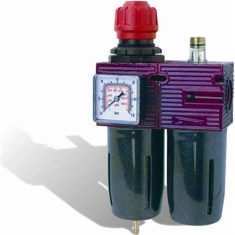Abac - Filtre régulateur lubrificateur 1/4F - FRL1/4C