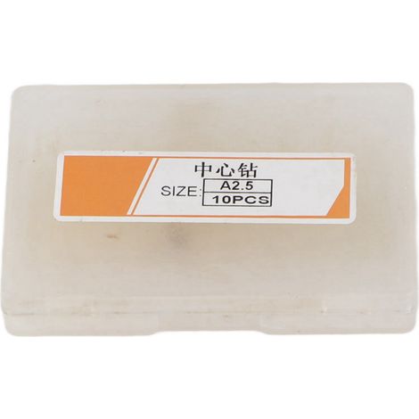 Foret de centrage de 2,5 mm en acier rapide HSS 4341. (1/5)